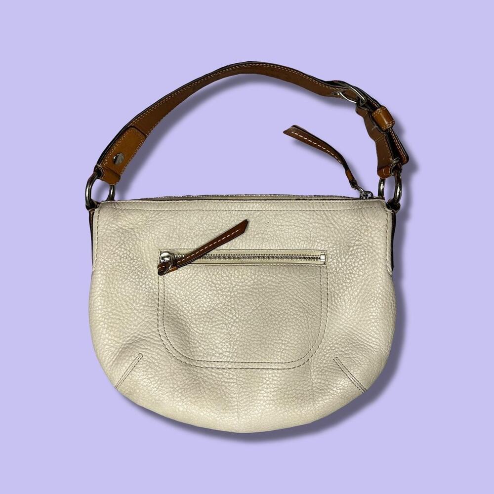 Vintage y2k cream coach shoulder bag